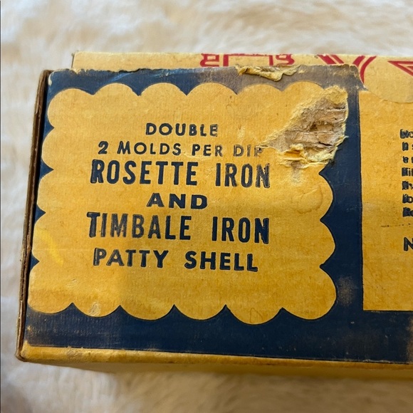 Vintage Nordic Ware Double Rosette & Timbale Iron - Picture 8 of 10